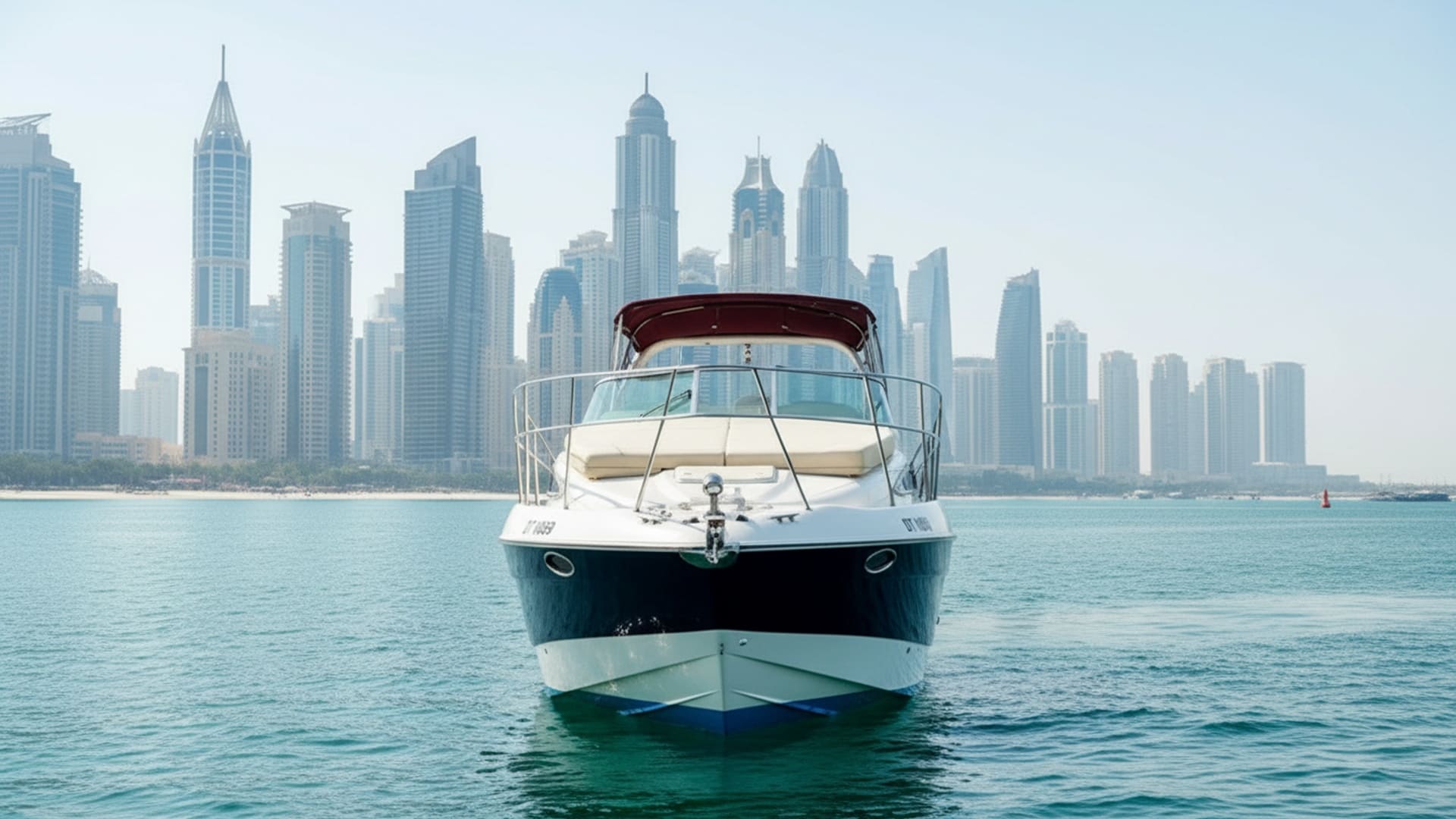 Paradise Wave 33 ft yacht deck with comfortable seating