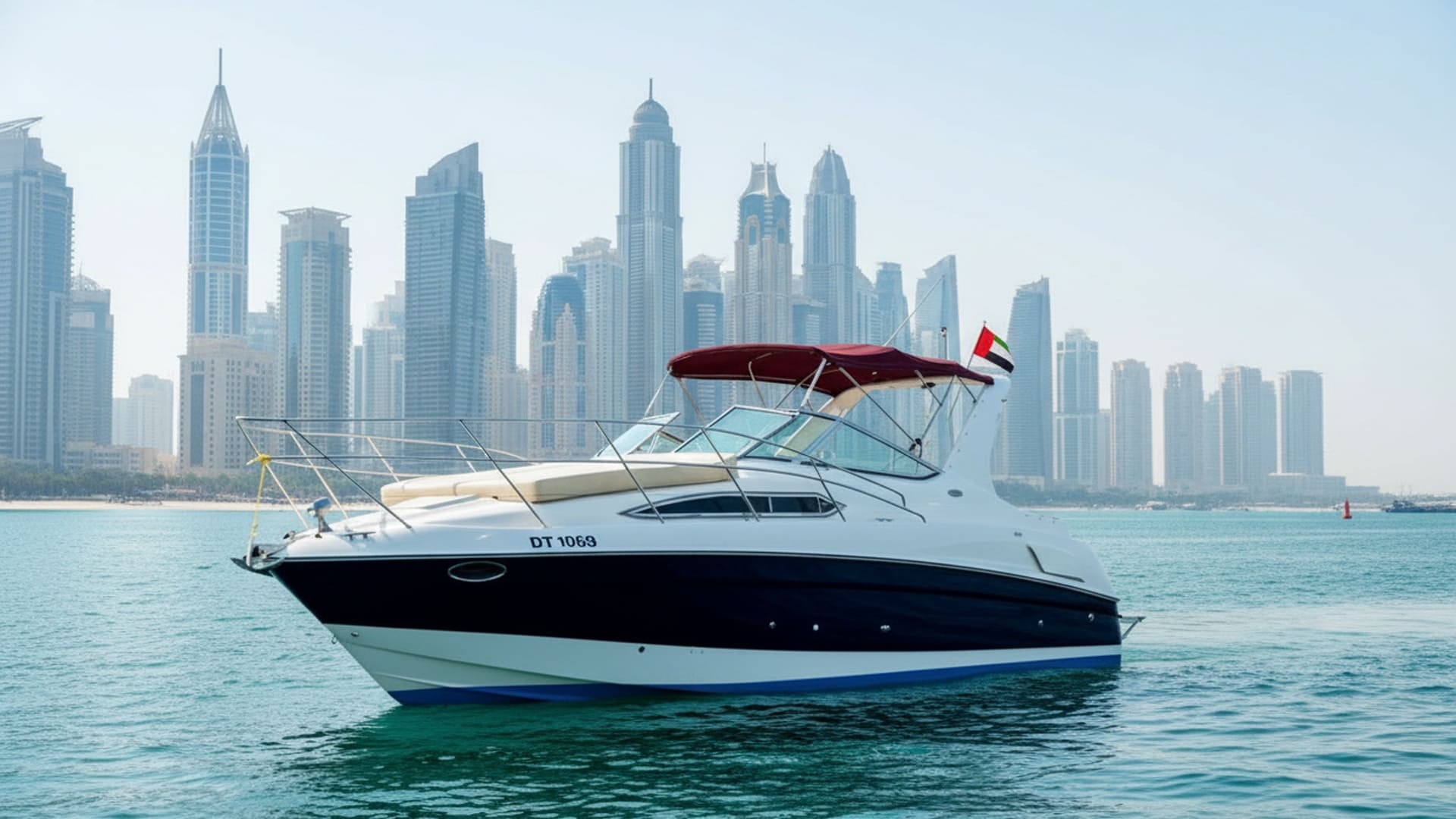 Paradise Wave 33 ft yacht charter Dubai