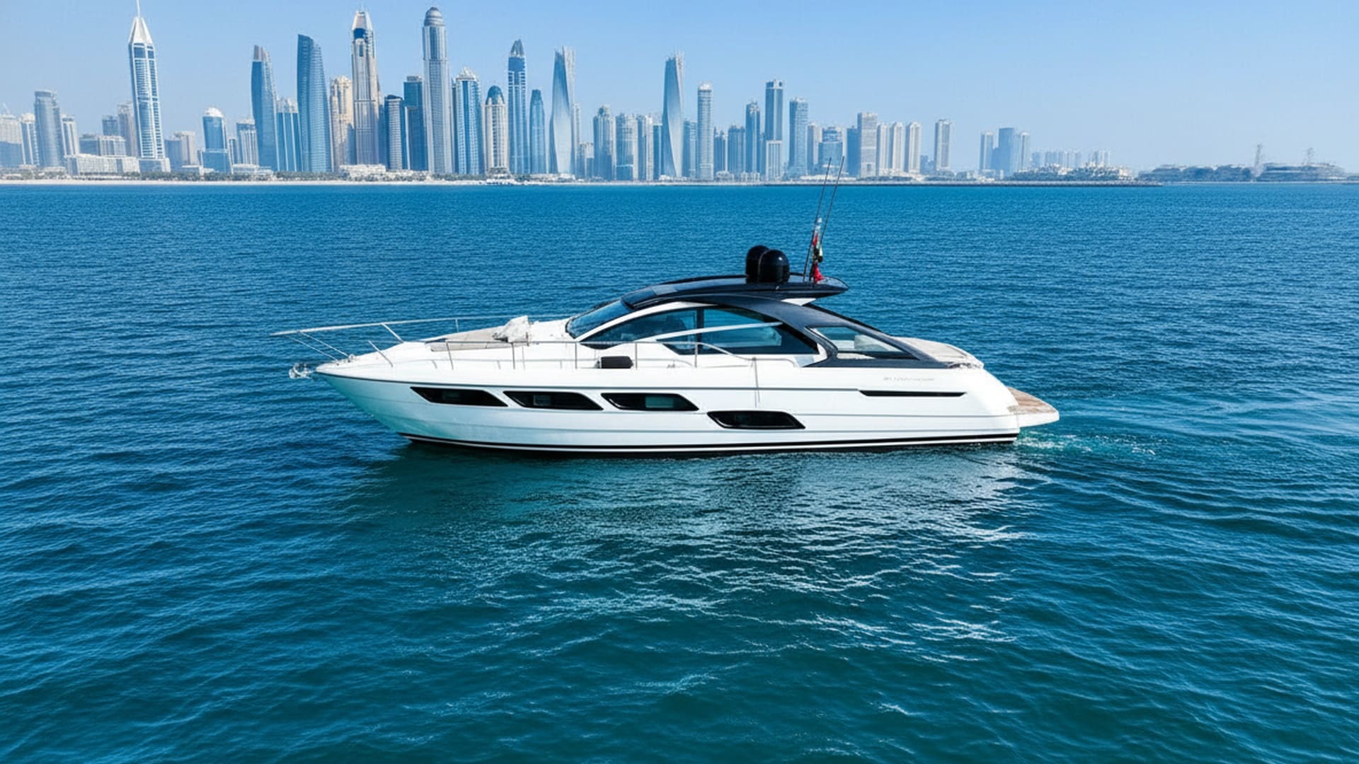 Crystal Fortune 52 ft yacht charter Dubai