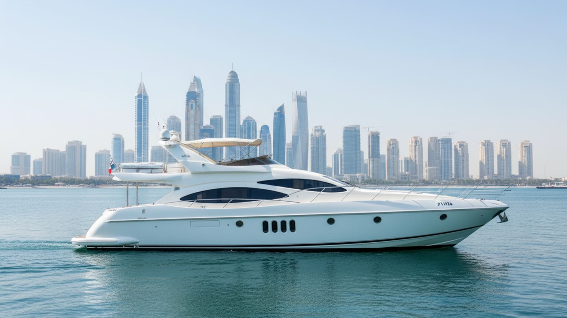 Crystal Glory 68 ft yacht charter Dubai