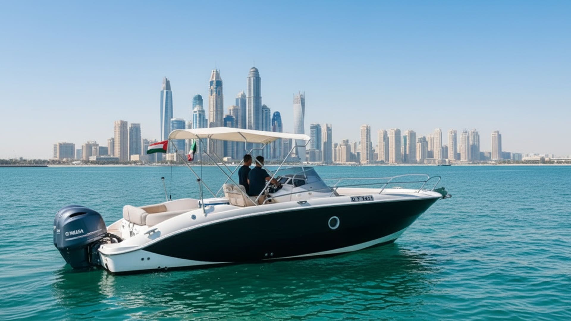 Paradise Crown 27 ft yacht charter Dubai
