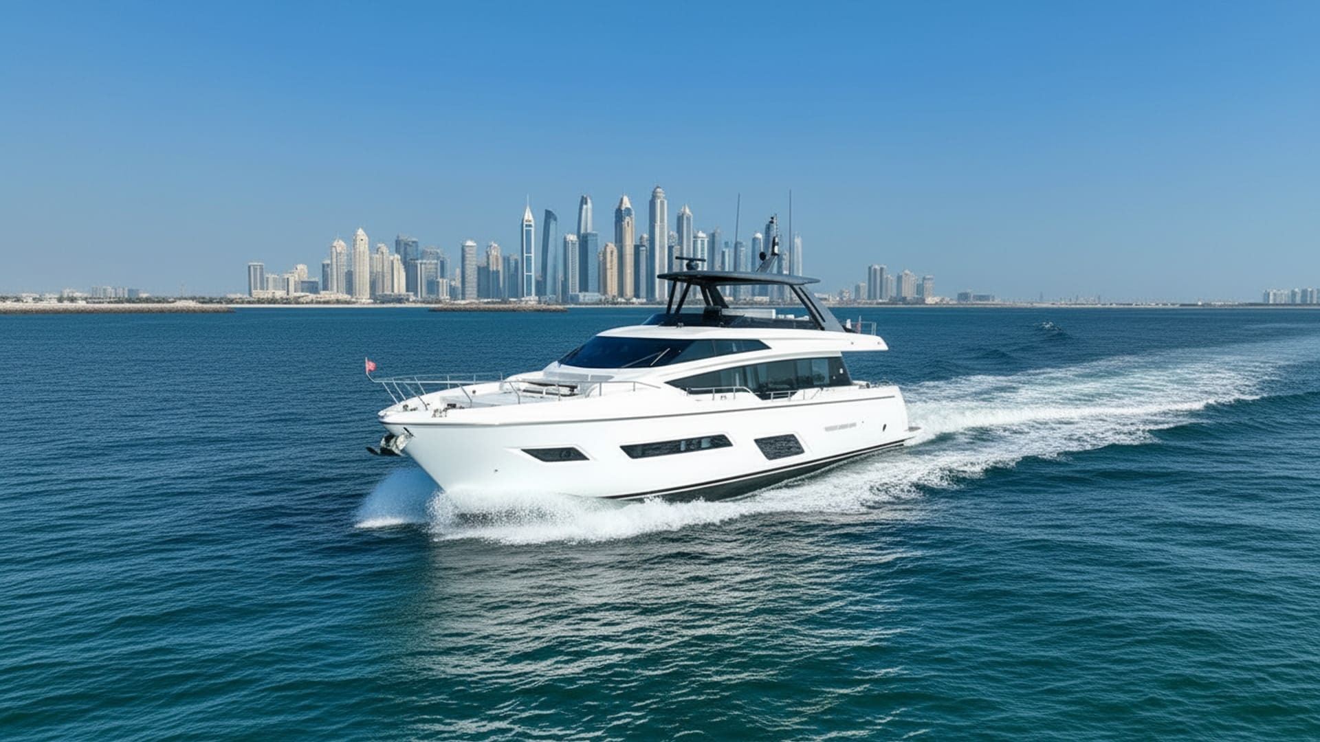 Imperial Lightning 78 ft yacht deck, spacious seating area