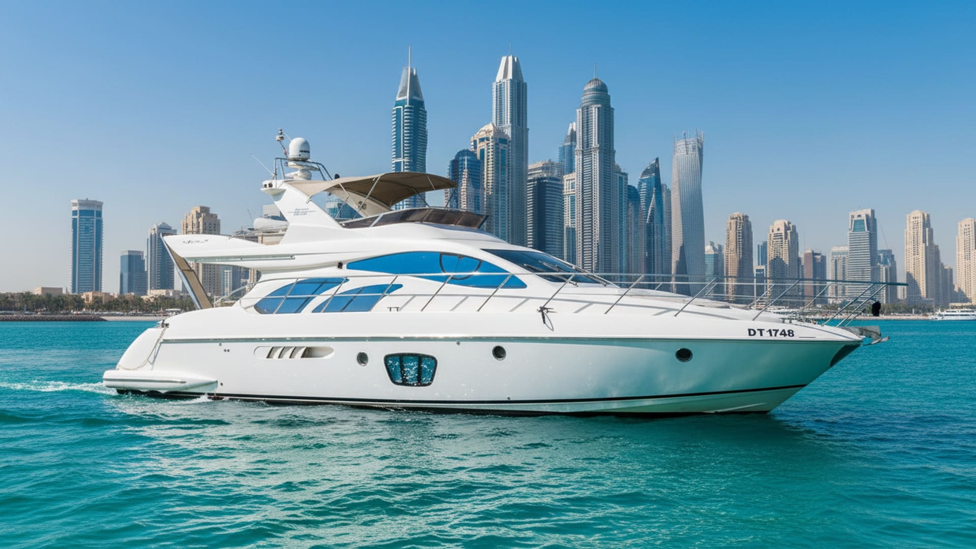 Moonlight Voyager 55 ft yacht charter Dubai