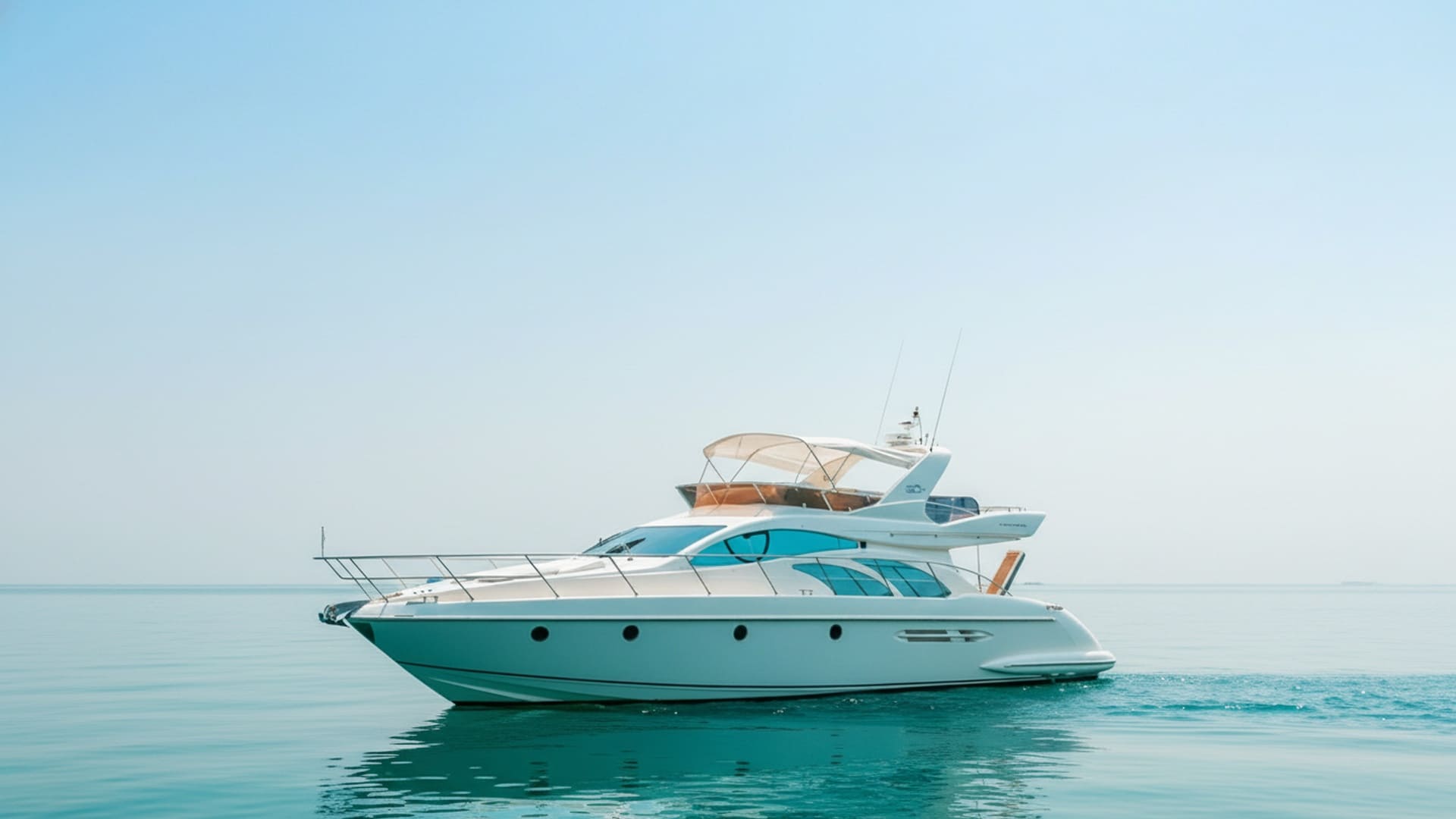 Wave Jewel 50 ft premium yacht exterior, Dubai Marina