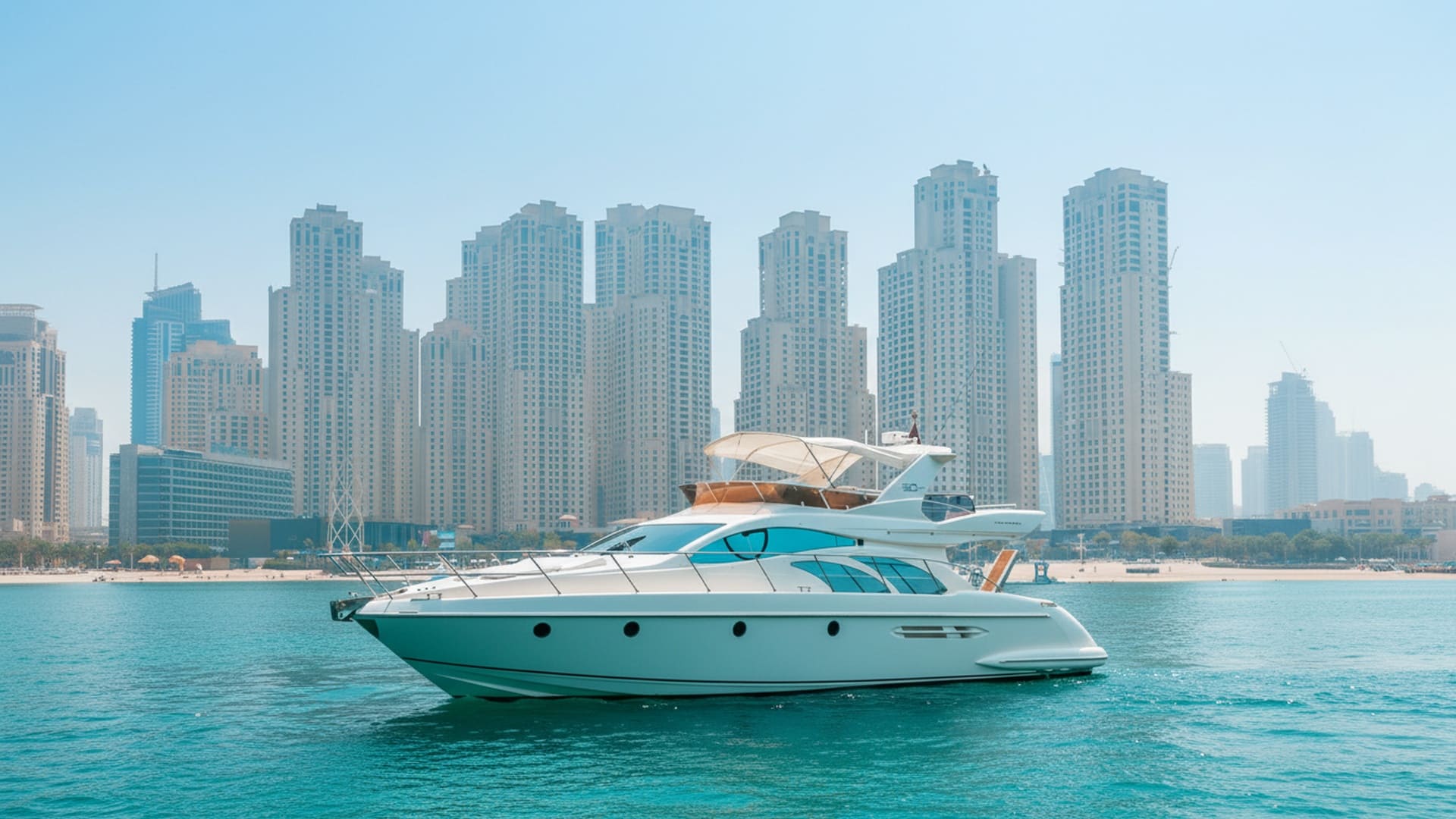 Wave Jewel 50 ft yacht charter Dubai
