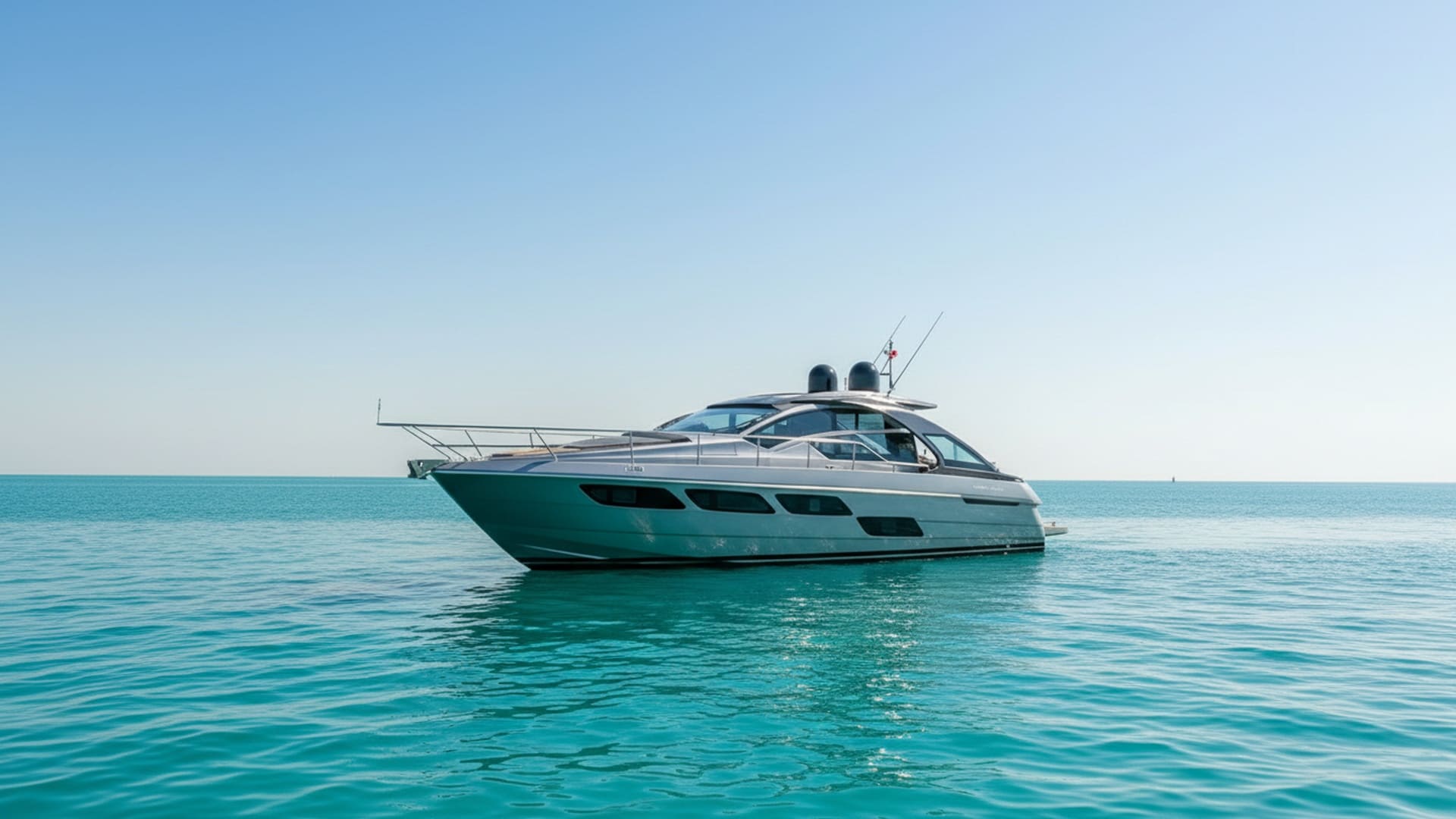 Sleek exterior of Diamond Knight 52 ft premium yacht