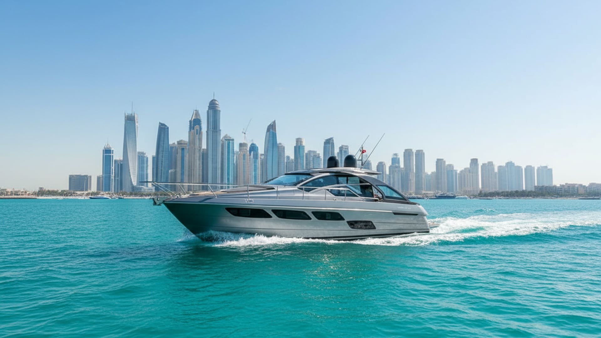 Diamond Knight 52 ft yacht charter Dubai